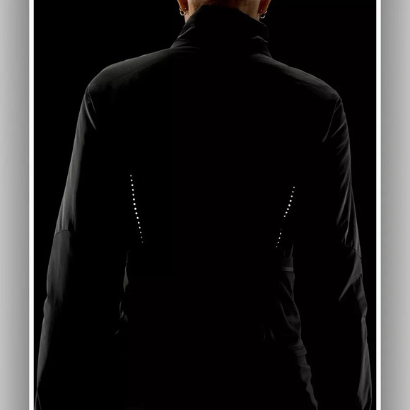 NWT Lululemon Down for It All Cropped Half-Zip Pullover in Black Size 6 - Picture 8 of 15